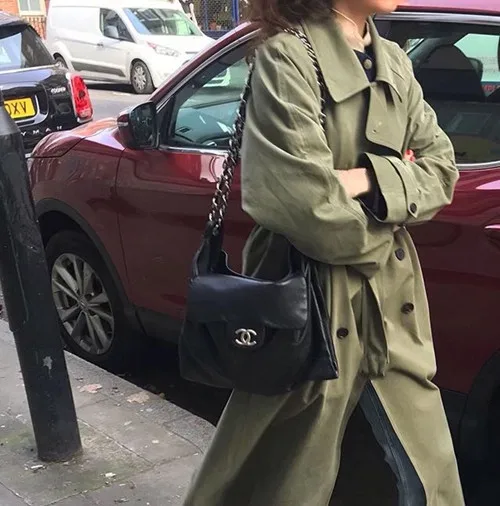 Русский осенне-зимний Классический Повседневный Свободный плащ с поясом