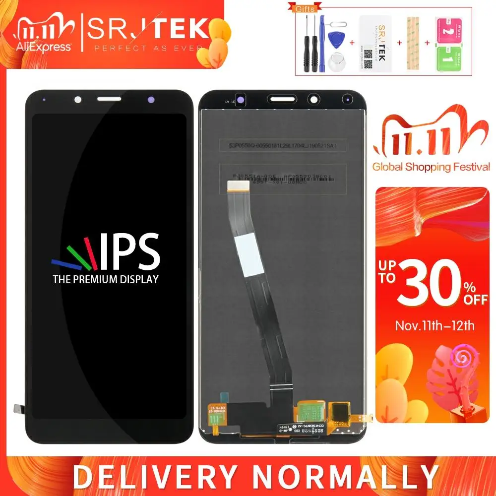 Для Xiaomi Redmi 7A Дисплей Матрица сенсорный для Hongmi экран дигитайзер сборка ЖК
