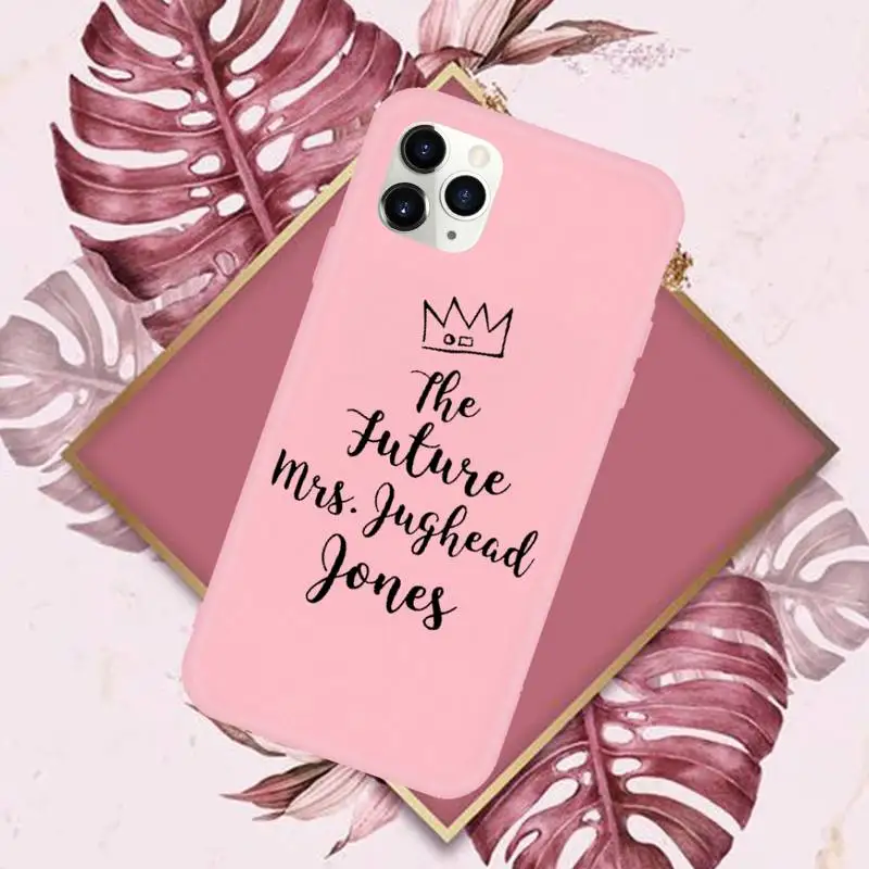 

American TV Riverdale Southside Serpent Jughead Jones Phone Case Candy Color for iPhone 6 7 8 11 12 s mini pro X XS XR MAX Plus