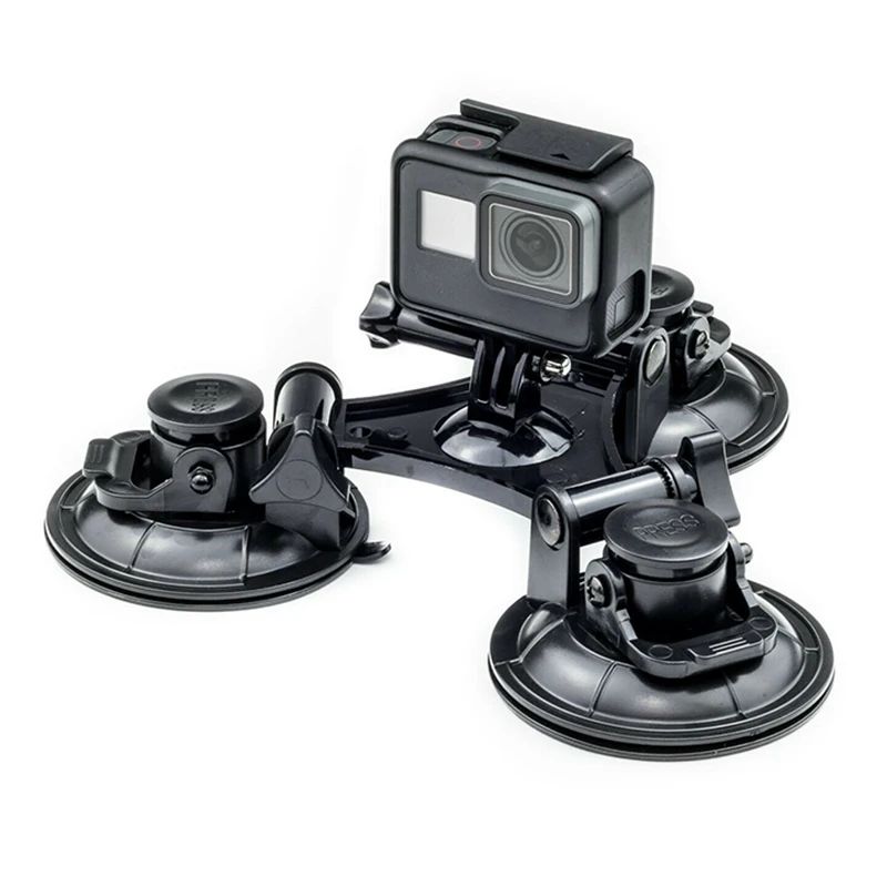 Универсальный автомобильный держатель для штатива на присоске с тройной