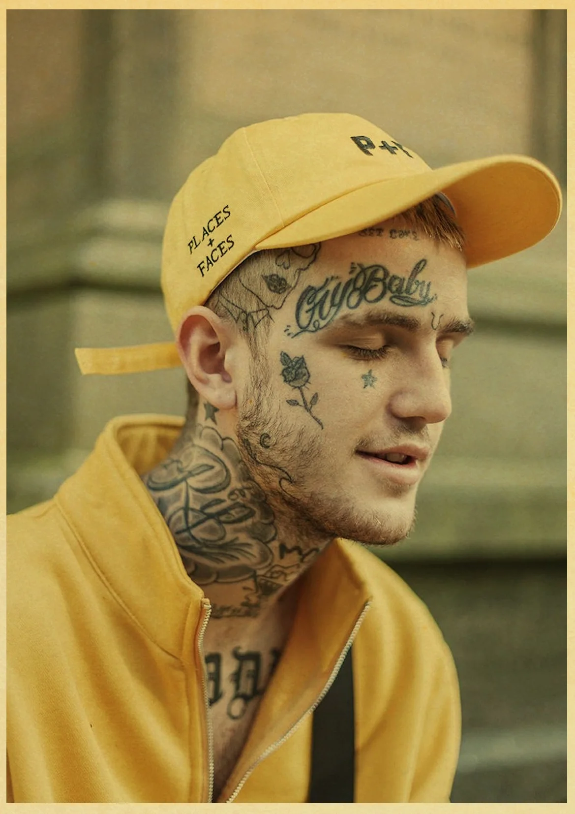 Постер в стиле хип хоп рэпер Lil Peep настенный стикер s винтажный постер принты