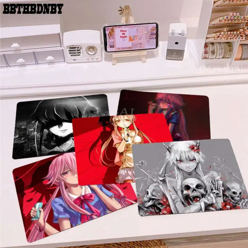 

BBTHBDNBY New Arrival Mirai Nikki Gasai Yuno Comfort Mouse Mat Gaming Mousepad Smooth Writing Pad Desktops Mate gaming mouse pad