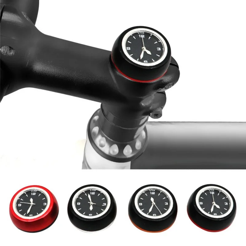 

Bicycle Waterproof Luminous Headset Stem Watch Computer Bike Vehicle Clock Cycling Head Parts Timepiece Headset Top Cap Stem New