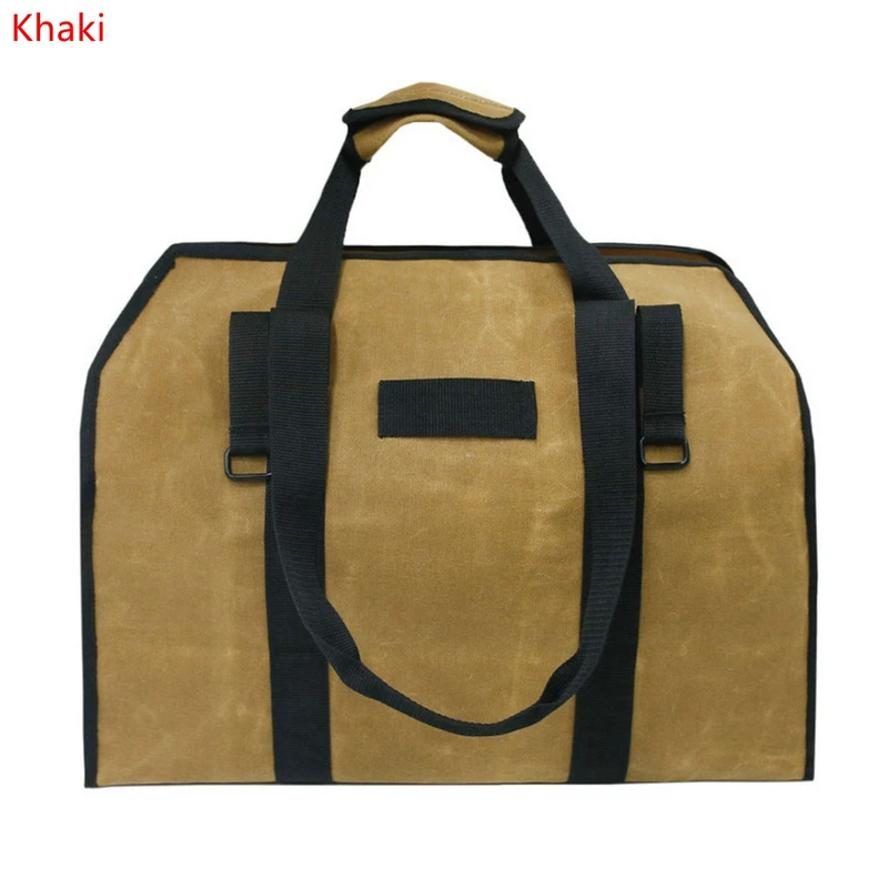 Вместительная сумка для переноски дров | Дом и сад