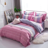 100 skin friendly super soft four piece set brushed thickened twill quilt cover simple quilt cover three piece set