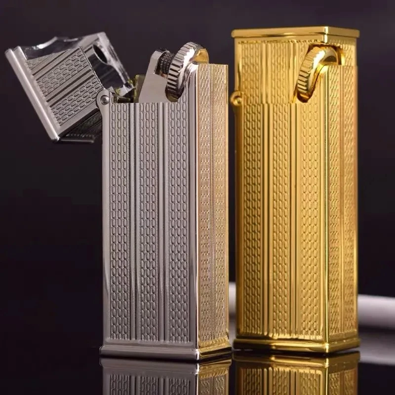 

Античная керосиновая Зажигалка индивидуальный скошенный отпариватель ручная работа Ретро латунная коллекция подарок мужские украшения
