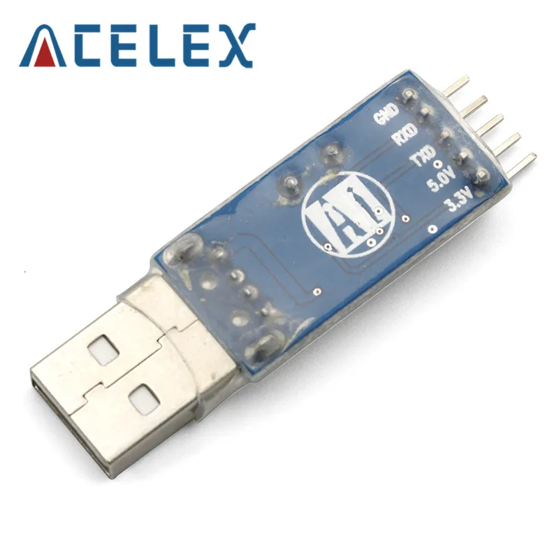 

Smart Electronics PL2303 PL2303HX USB to UART TTL Cable Module 4p 4 pin RS232 Converter Serial Line Support Linux Mac Win7