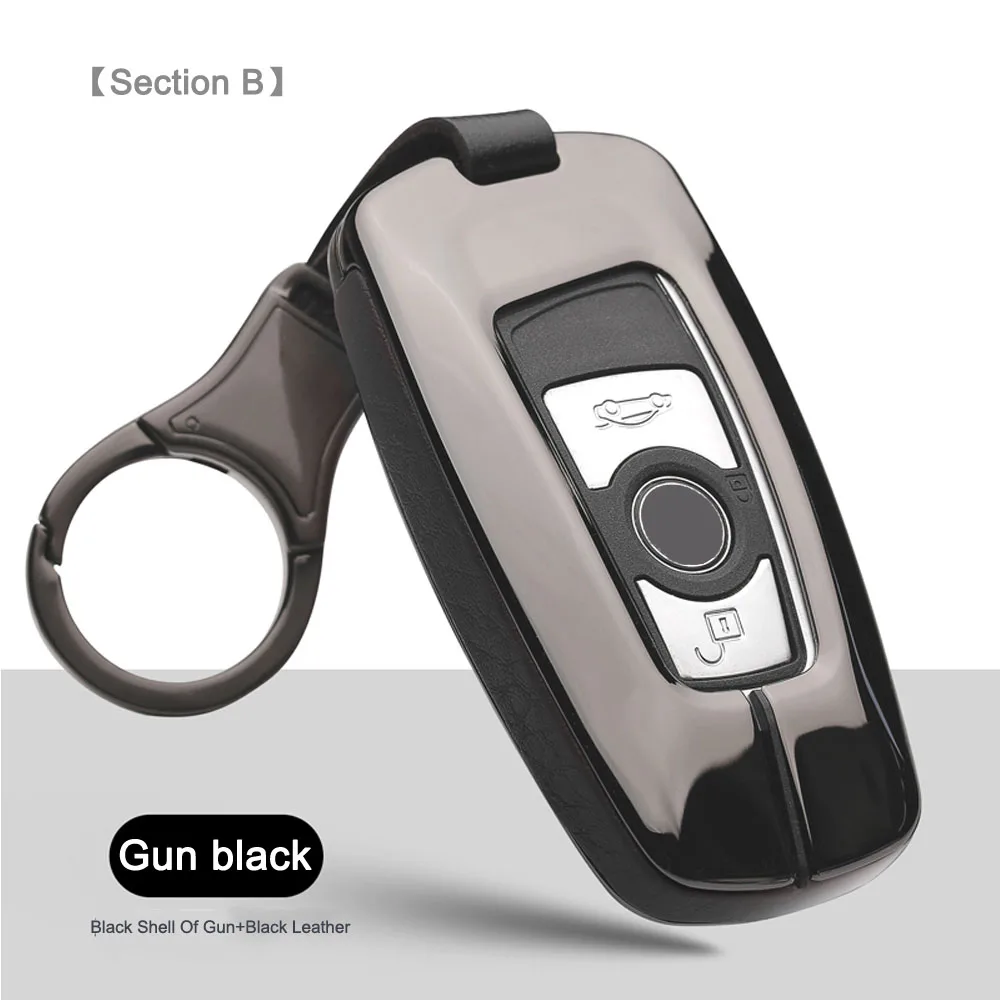 Чехол бумажник для автомобильного ключа с 3 кнопками BMW 1 5 7 серии F10 F20 F30 335 328 535 650