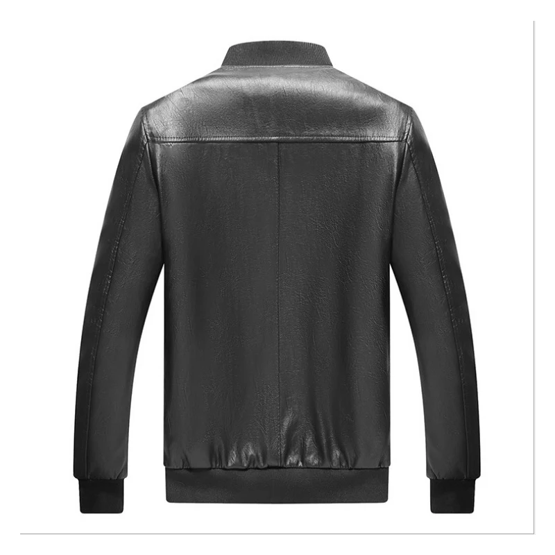 

Leather Jacket Men Winter 2020 Fashion High Quality Outwear Male PU Leather Coats 471480