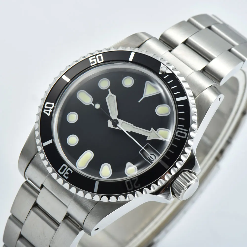 

Vintage watch premium Japanese version NH35 self-winding stainless steel 39.5mmC3 luminous pointer 06