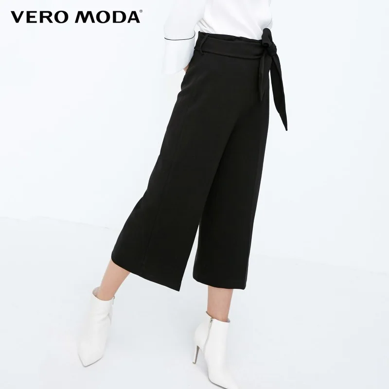 Vero Moda осенние свободные прямые широкие брюки с высокой талией | 31836J515