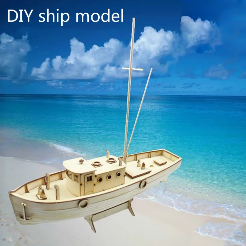 1/30 Nakes Assembly Wooden Model Sailboat DIY Kit Puzzle Toy Sailing Ship Gift For Children And Adult Giocattoli | Игрушки и хобби