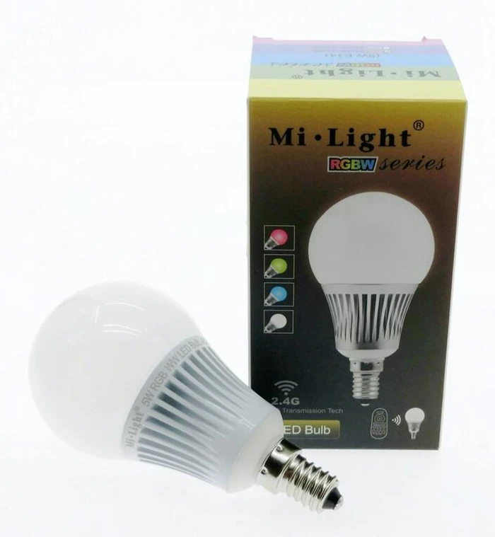 Приглушаемая Беспроводная лампа Mi light 2 4G умная Светодиодная GU10 E14 E27 4 Вт 5 6 9 RGBW RGBWW