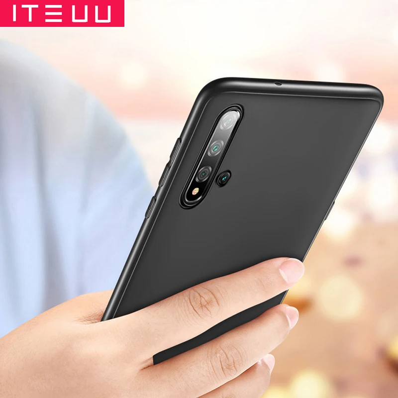 ITEUU Ультратонкий Мягкий матовый чехол для huawei Nova 5 Pro 5i Чехлы TPU задняя крышка