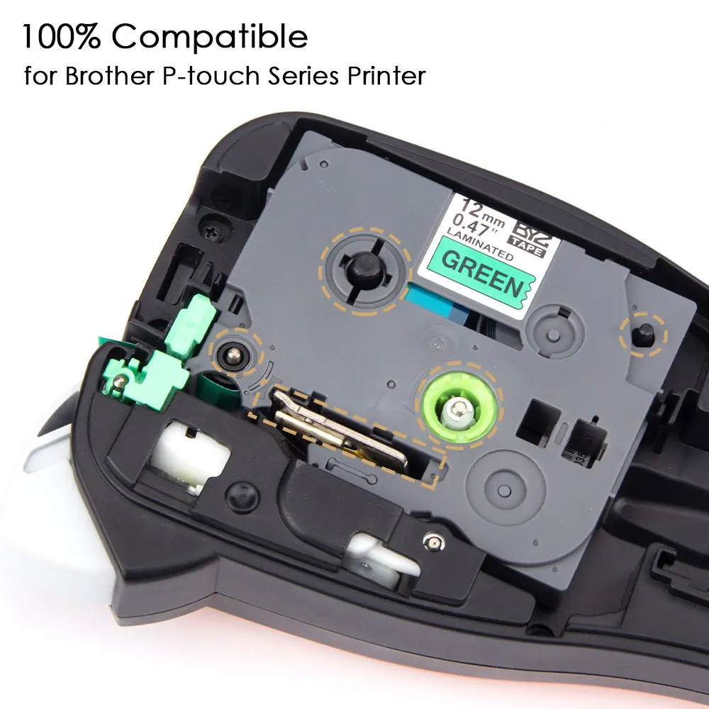 UniPlus TZe751 ярлык 24 мм Совместимость для Brother TZe-751 TZ-751 p-touch принтер PT-D600 PT-P700 черного