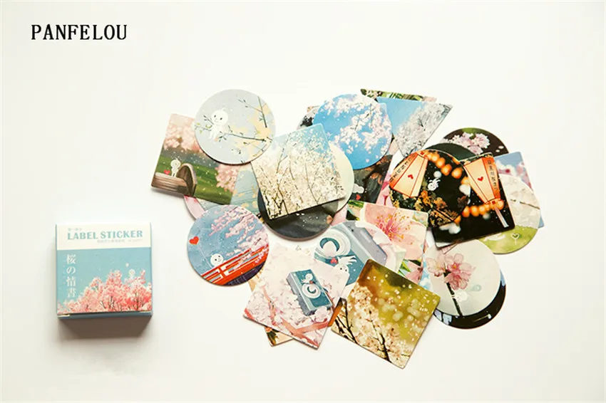 

1bag=40PCS A love letterThe sealing paste adhesive paper stickers Hand account Scrapbooking DIY Album book cards