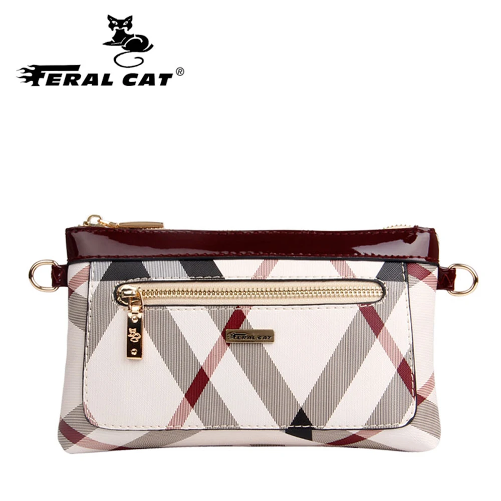 Новинка брендовый Длинный кошелек Feral Cat вечерний клатч женская сумка Дамский для