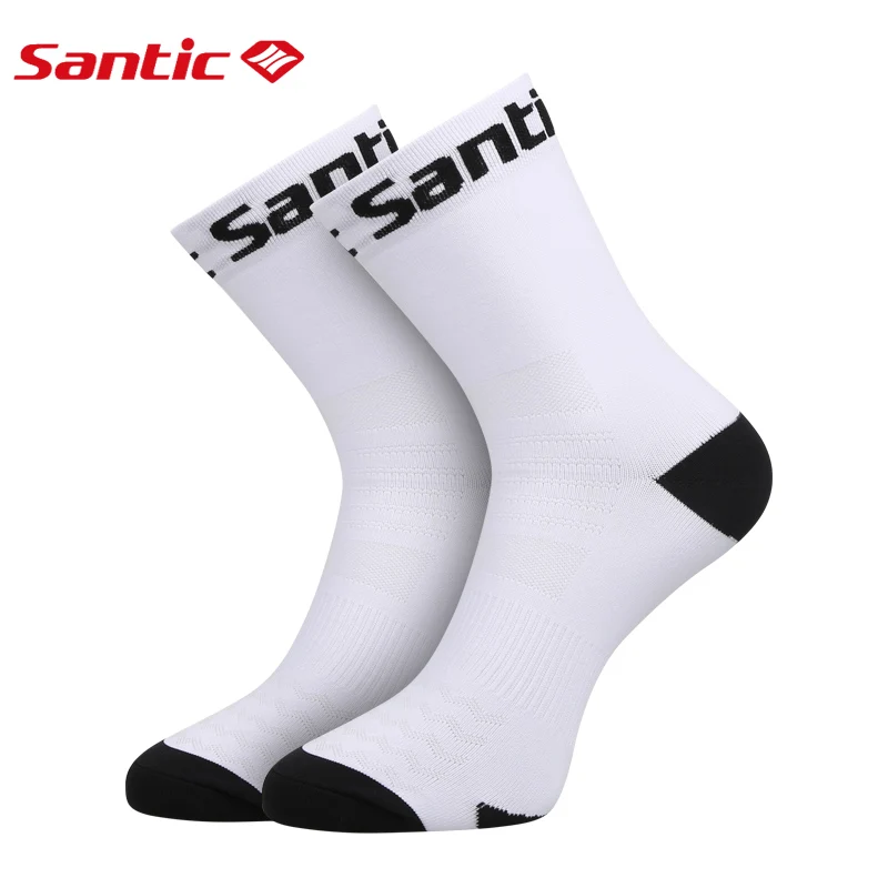 

Santic велосипедные носки для мужчин и женщин, Мужские дышащие велосипедные носки, анти-пот, для спорта на открытом воздухе, Ciclismo, 5 цветов, один ...