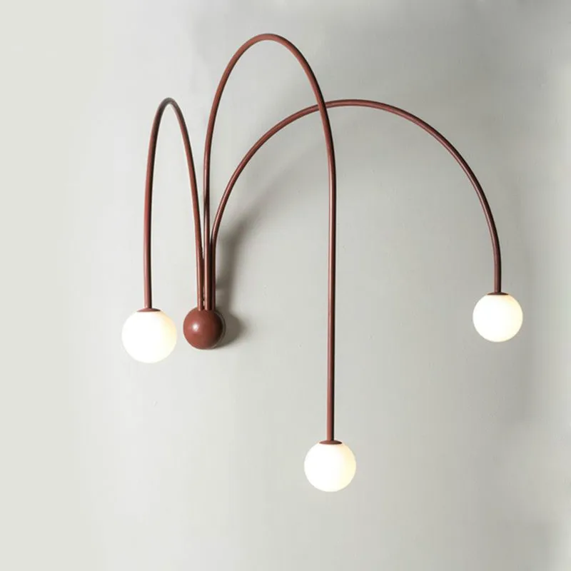 Итальянские светодиодные железные настенные светильники современные для