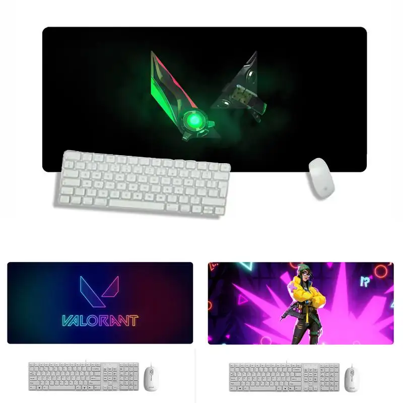 

Valorant Gamer Speed Mice Retail Small Rubber Mousepad X XL XXL Non-slip Cushion Thickness 2mm LockEdge equal LE