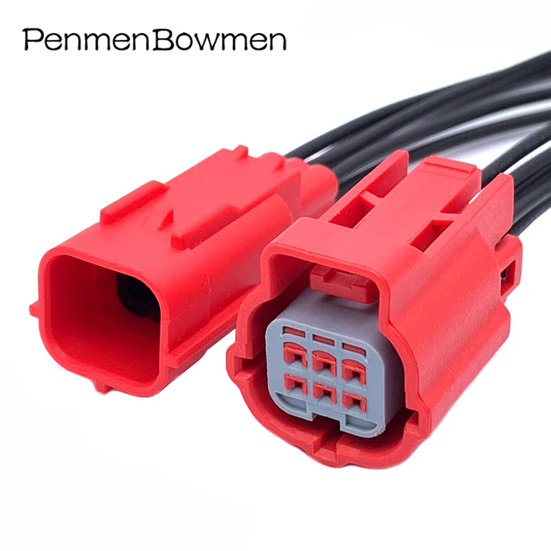 

6 Pin MWTRB-06-1A-R MWTPB-06-1A-R Motorcycle OBD Diagnosis Plug Waterproof Electronic Connector With Cable For Honda Yamaha