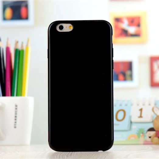 Мягкий силиконовый гелевый Чехол карамельного цвета для Apple iPhone 6 6S Plus 5 5S SE 5C