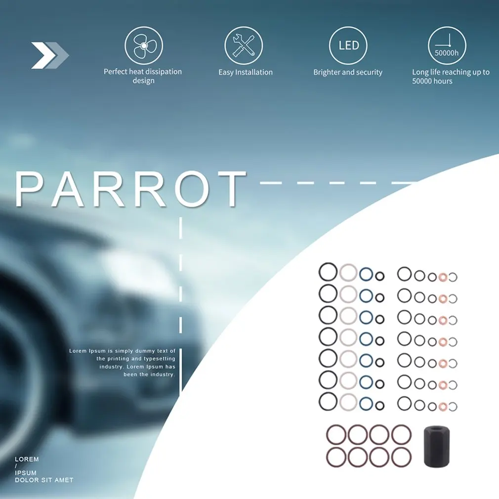 

Комплект для ремонта утечки масляной направляющей, уплотнительные кольца, аксессуары для замены автомобильных аксессуаров Ford Powerstroke 6.0L