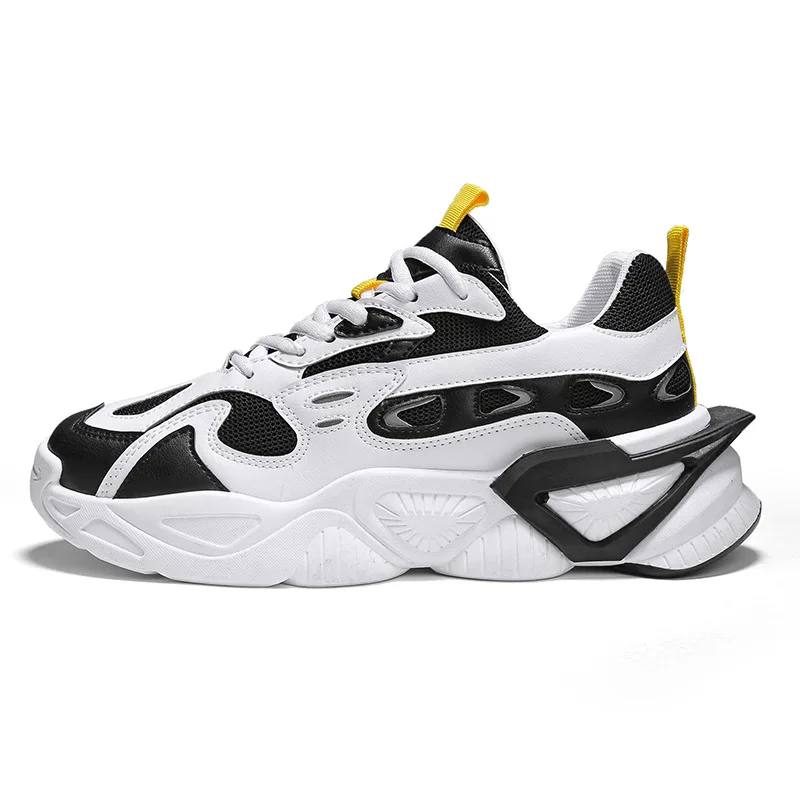 

New Style Men Mesh Shoes Youth Fashion Chunky Cushion Sneakers 2021 Summer Trend Outdoor Runway Vulcanized Sport Shoes
