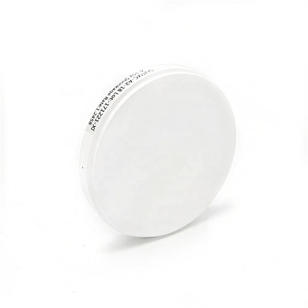 

Wieland White dental zirconia blocks 45% translucency 900Mpa