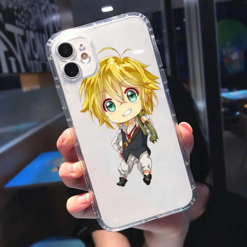 

Seven Deadly Sins hot anime Phone Case Transparent for iPhone 11 12 mini pro XS MAX 8 7 6 6S Plus X 5S SE 2020 XR