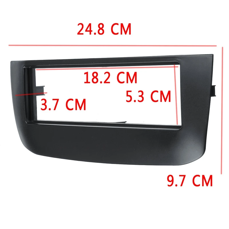 1Din Car Stereo Radio Frame Panel Trim for Facia Punto EVO 2009-2017/ Fiat Linea(323) 2012 182x53MM | Автомобили и мотоциклы