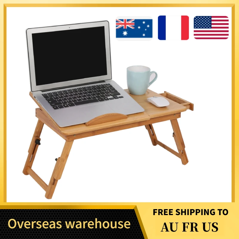 Регулируемая бамбуковая полка подставка для чтения книг с двумя цветами 1 шт.