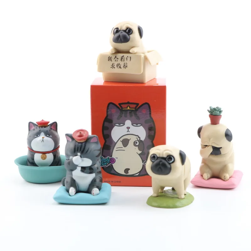 5 шт. Long live my royal Bazaar милый кот собака благословение животные игрушки Фигурки экшн