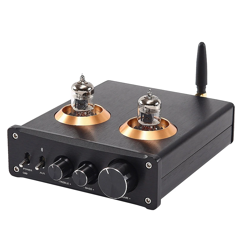 Трубчатый цифровой усилитель мощности KGYUSS D80 6J1 TPA3221 2 1 PCM5102 ( QCC3034 Bluetooth 5 0) - купить