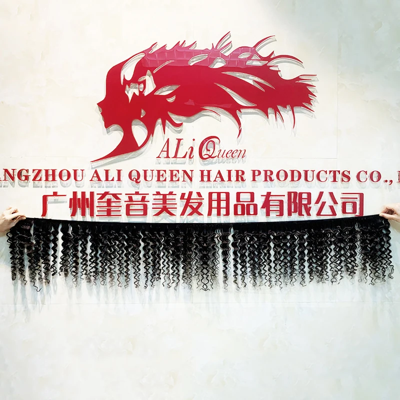 Али Королева волос индийские глубокая волна Virgin человеческие волосы Связки 12 &quot