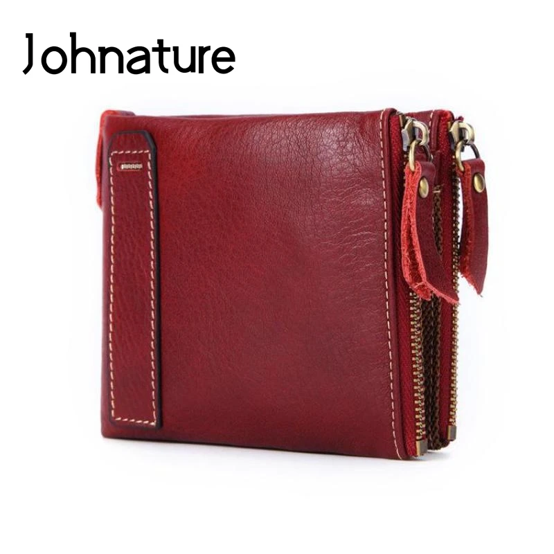 Johnature, натуральная кожа, повседневные, Rfid, противоугонные, короткие, мужские и женские кошельки и кошельки, новинка, Ретро стиль, маленький кошелек, держатель для карт