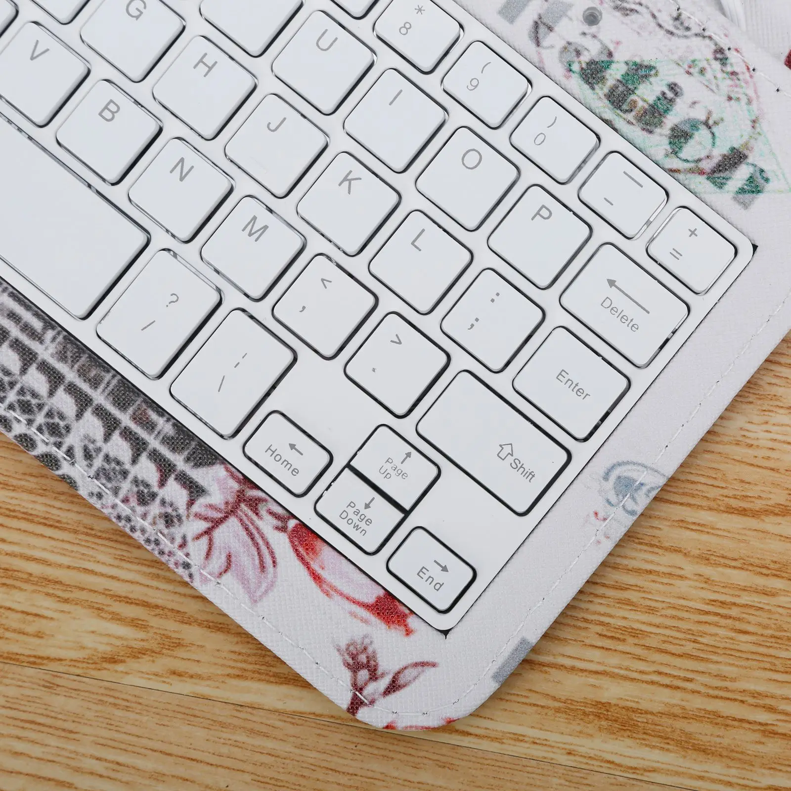 portable wired type c mobile phone keyboard mouse set with leather cover stand for huawei samsung fit mobile phones up to 7 free global shipping