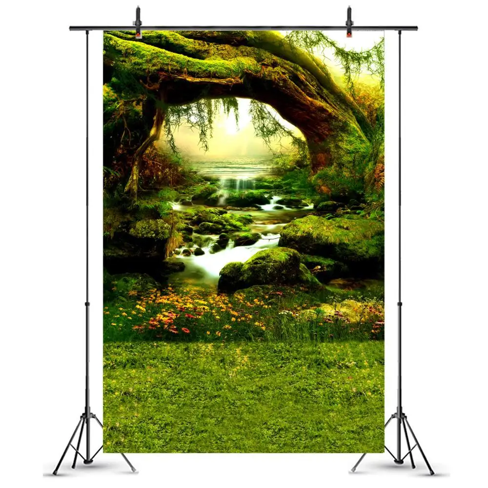 

Зеленые фоны Джунгли Лес Зеленый Солнечный свет трава портрет живописные фотографические фоны фотосессия для фотостудии