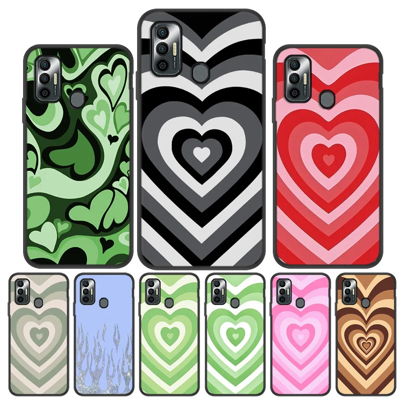 

Love Heart Case for Tecno Camon 12 Infinix Hot 8 Case For Xiaomi Mi 11 Lite 5g 12 Lite 12T 11T Pro 10T Lite Redmi Note 11 Cover