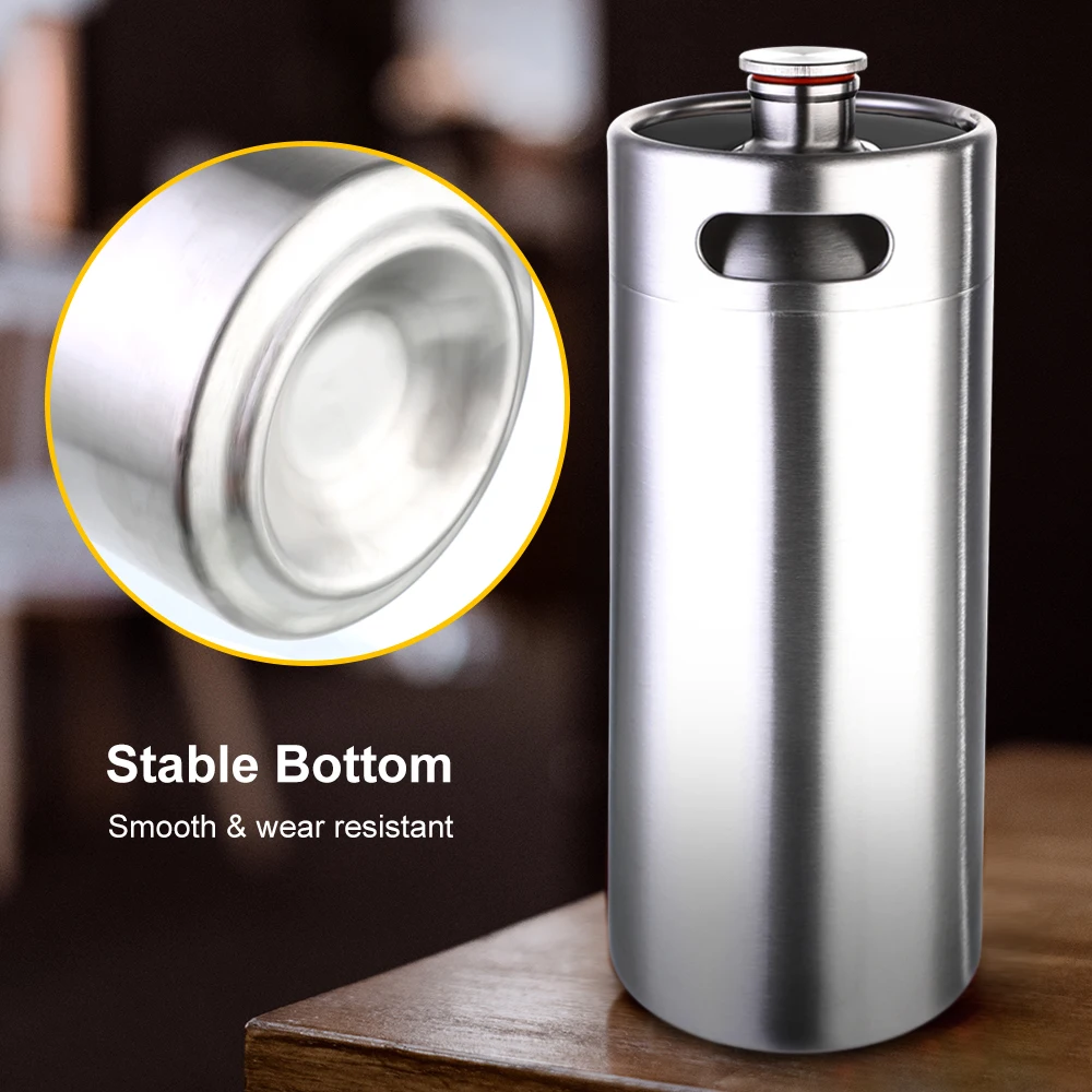 2/3. 6/5L Нержавеющая сталь розлив пива под давлением Ворчун Для Ремесло пивной