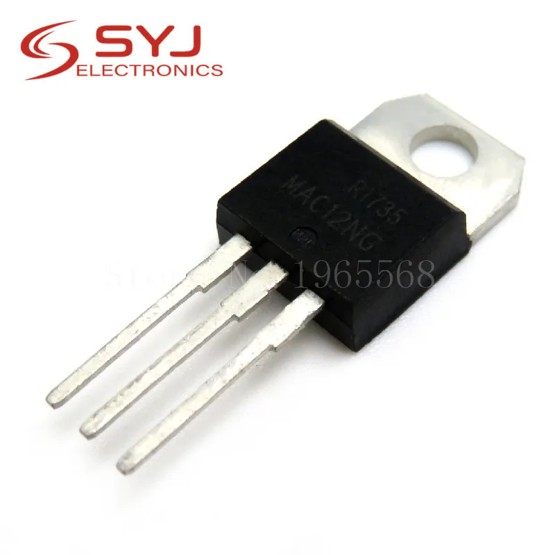 

50pcs/lot MAC12NG MAC12N MAC12 TRIAC 800V 12A TO-220AB Best quality In Stock