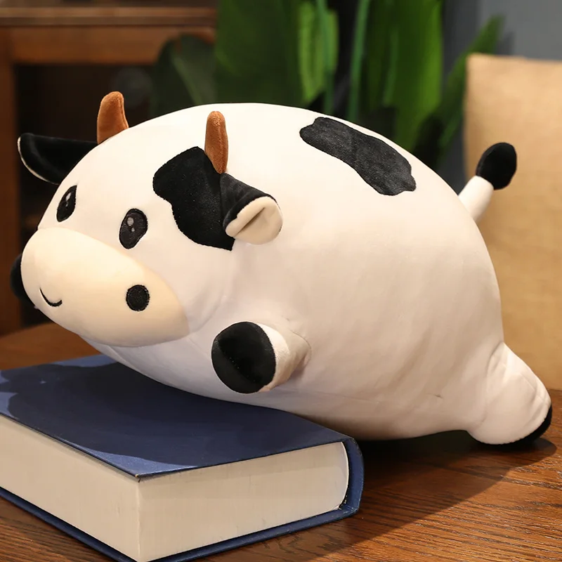 

35/50CM Kawaii cute Japanese anime pillow doll cow plush toy car room decoration baby supplies holiday birthday gift