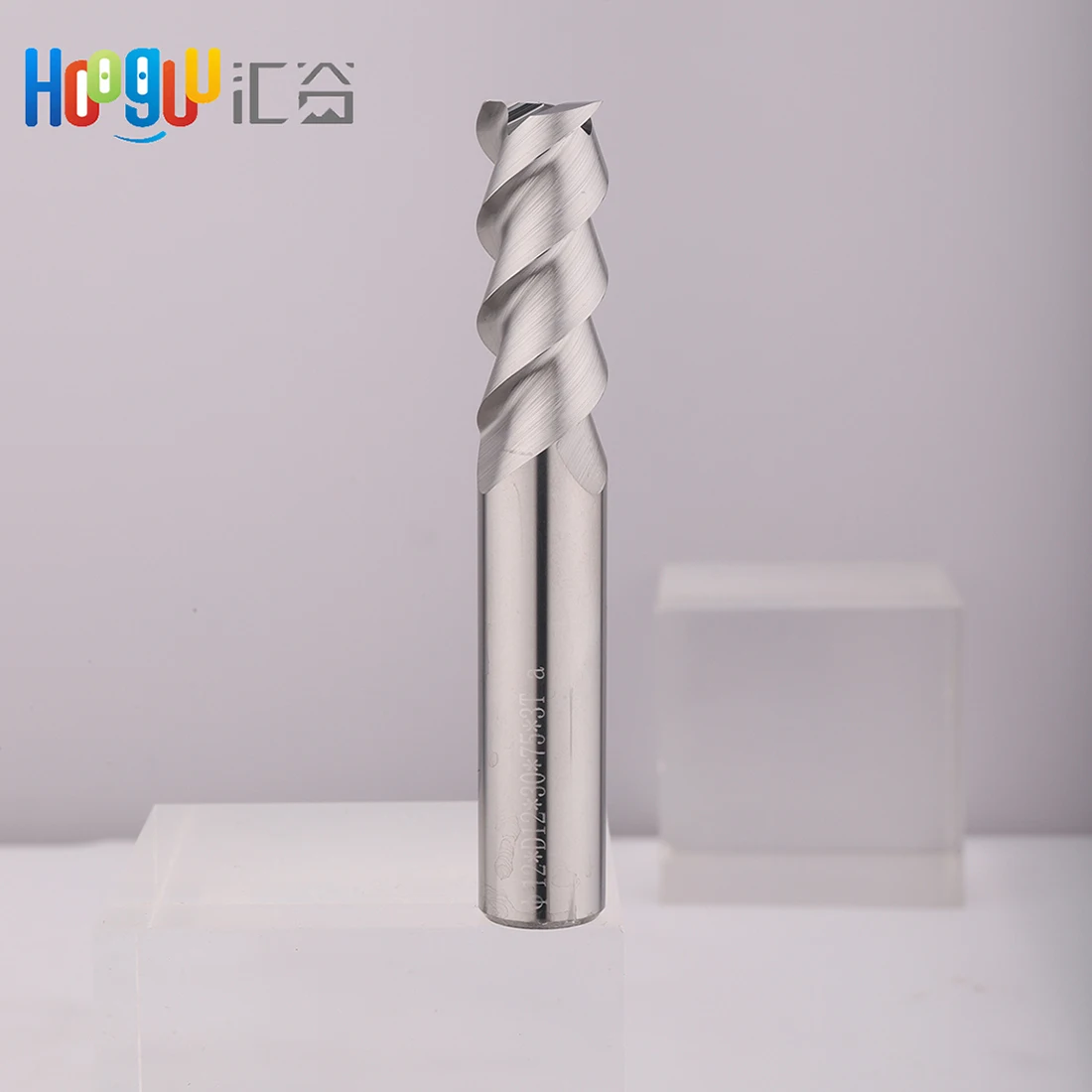 HRC50 Tungsten Steel 3 Flute CNC Cemented Carbide Milling Cutter For Aluminum Cutting Tools With 60mm 50°