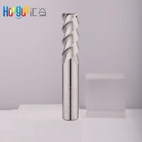 hrc50 tungsten steel 3 flute cnc cemented carbide milling cutter for aluminum cutting tools with 60mm 50%c2%b0
