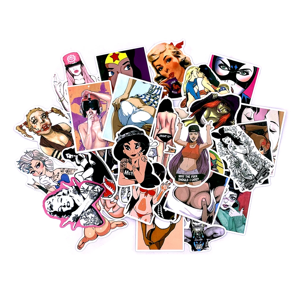 50 шт./лот автомобильный Стайлинг ПВХ водонепроницаемые сексуальные красивые