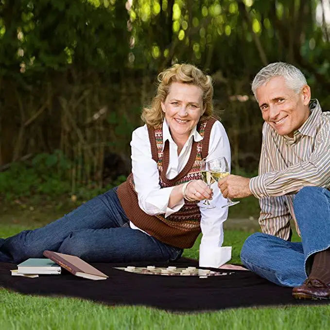 Портативное пляжное одеяло волшебный водонепроницаемый коврик для пикника без