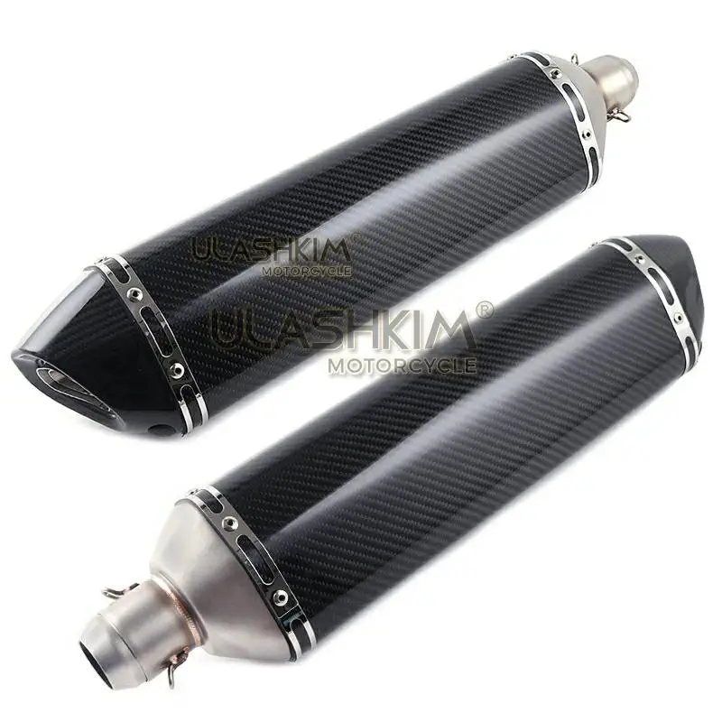 57 см мотоциклетные Akrapovic выхлопной глушитель полный Системы слипоны для YAMAHA TMAX