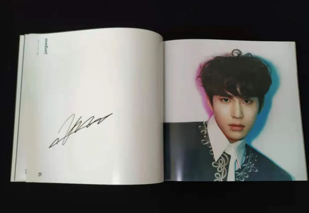 Подписанный NCT 127 NCT127 autographed1st следующий альбом регулирует CD+ фото Обложка выбрана