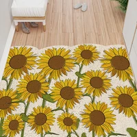 flower pattern mats carpet pvc kitchen mat home hallway doormat dust proof anti slip floor mats carpet custom entrance doormat