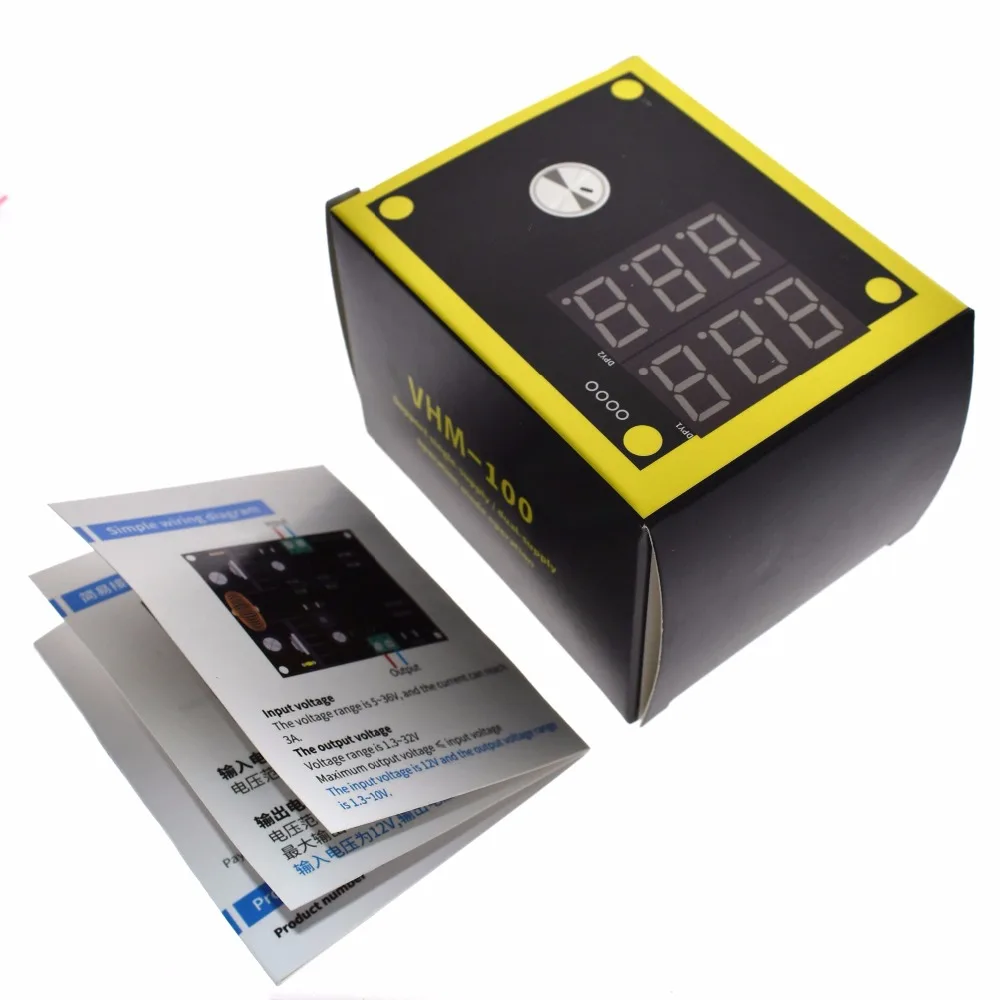 DC-DC цифровой Напряжение регулятор Бак Шаг вниз Питание модуль 5-36V до 1 3-32 В пост